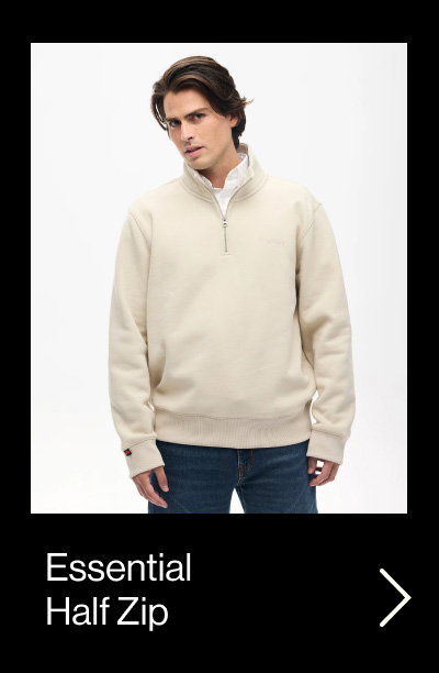 Slim Fit Essential Half Zip
