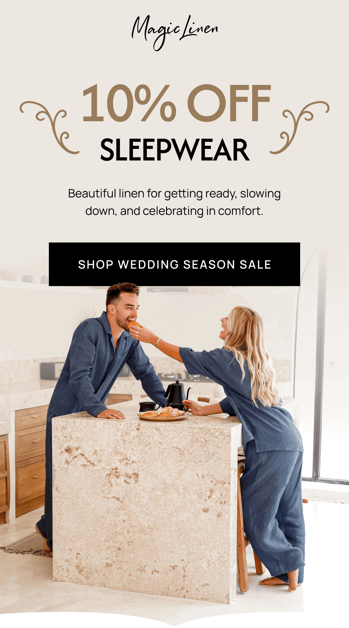 10% OFF SLEEPWEAR