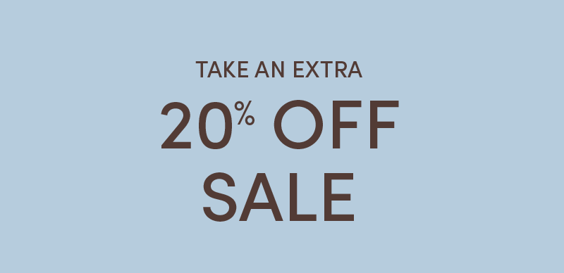 Take An Extra 20% Off Sale