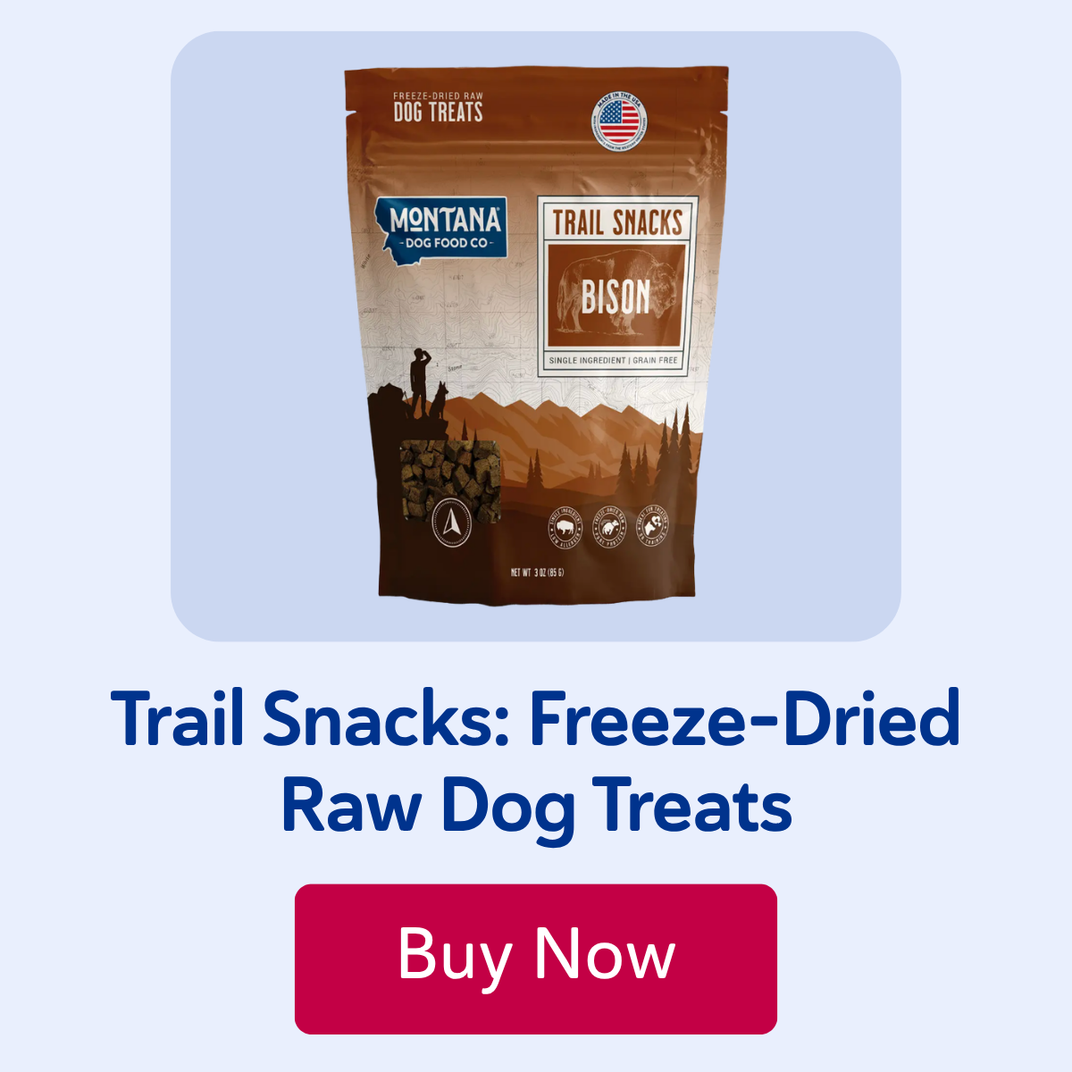 Trail Snacks: Freeze-Dried Raw Dog Treats