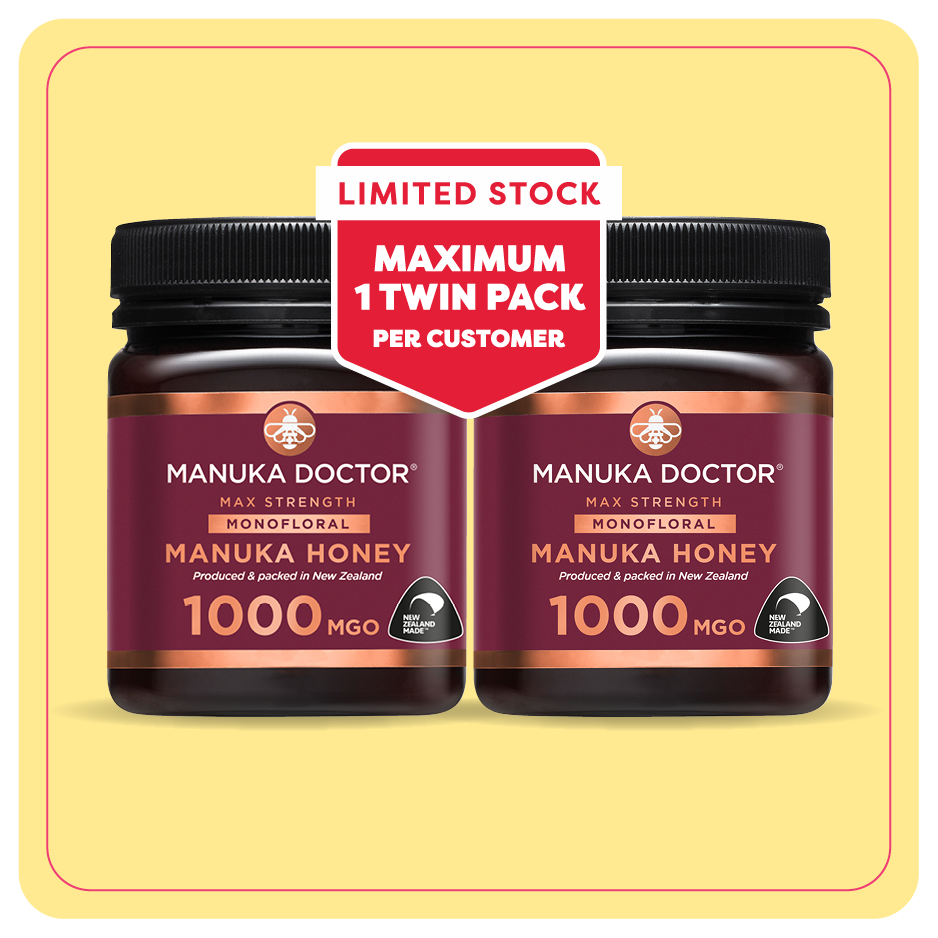 1000 MGO Twin Pack 250g - Manuka Honey