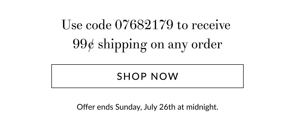 99 cent shipping on any order [Click here to Shop now]
