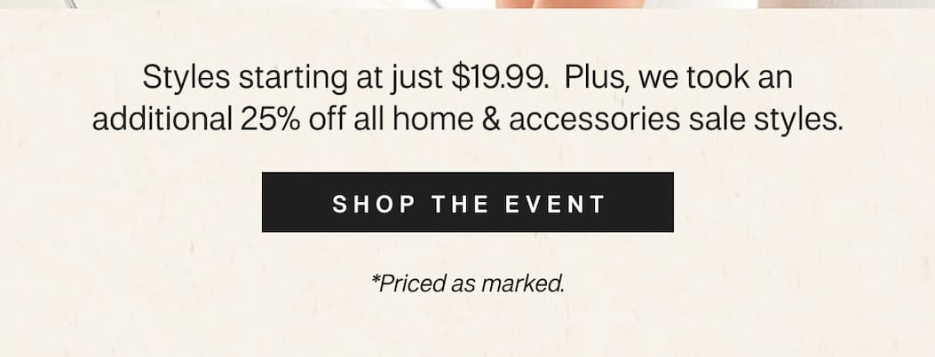 Summer Savings Sale Event