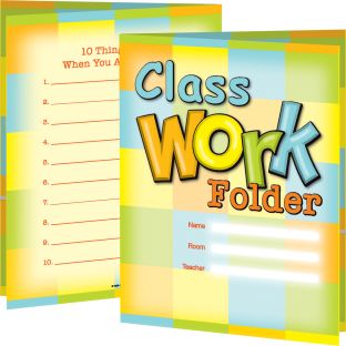 Image of Classwork Folders - 12 Folders
