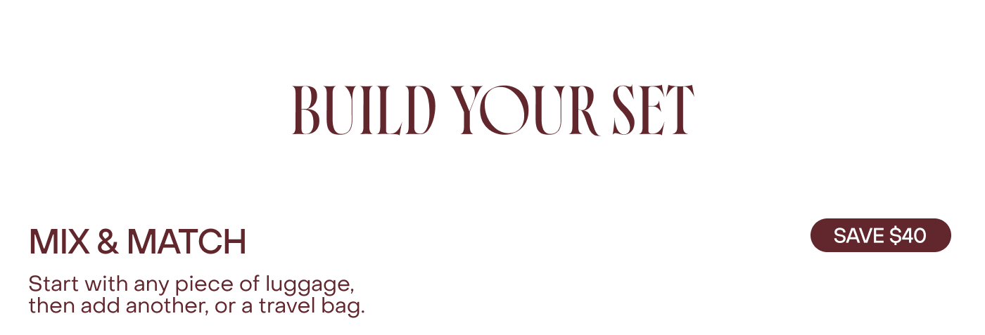 Build your set 