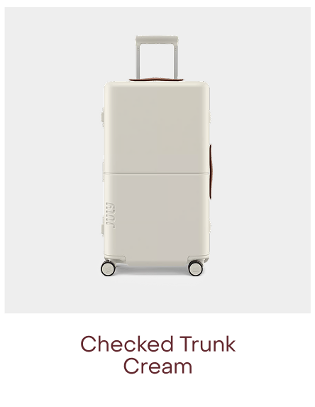 Checked Trunk Honey Cream