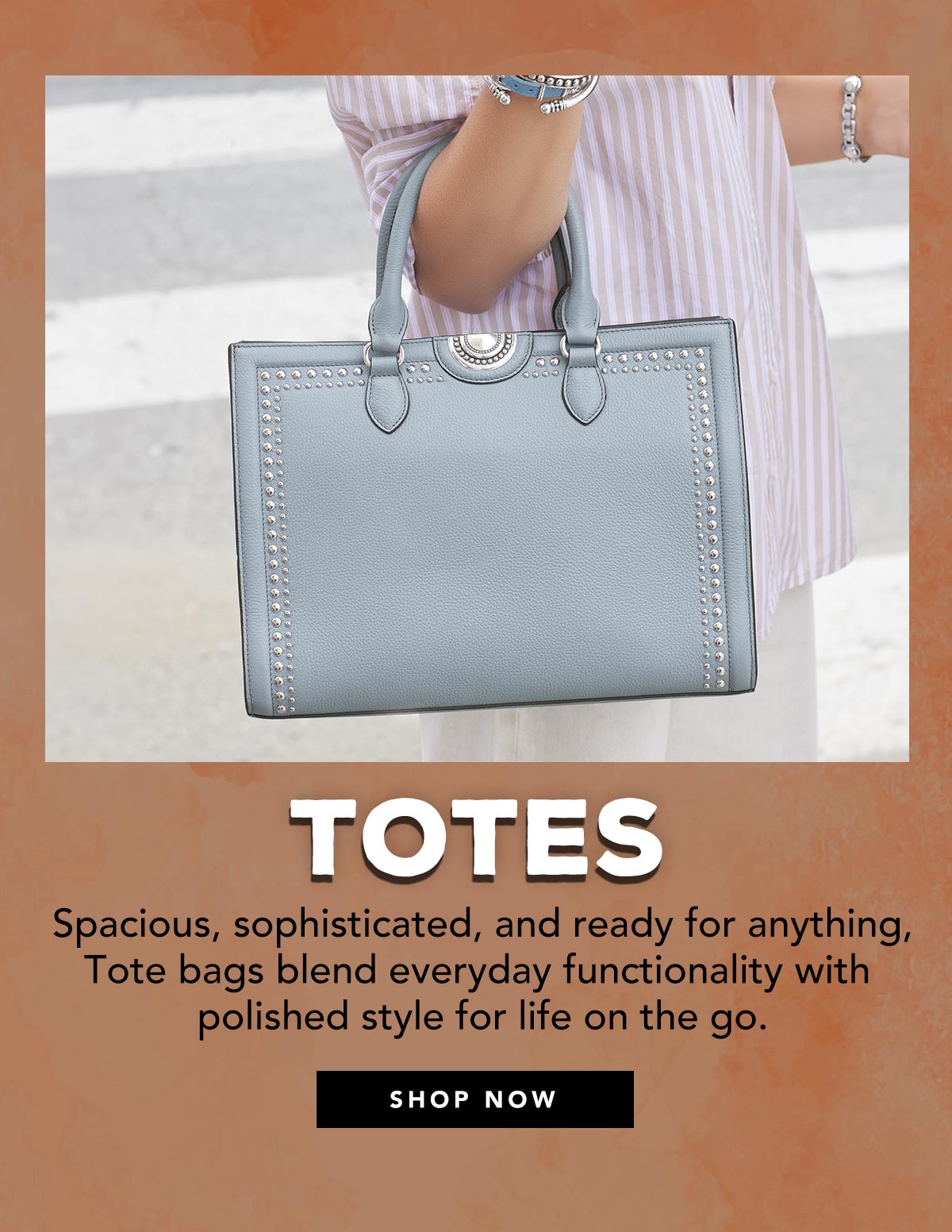 Totes - Spacious, sophisticated, and ready for anything, Tote bags blend everyday functionality with polished style for life on the go. - Shop Now