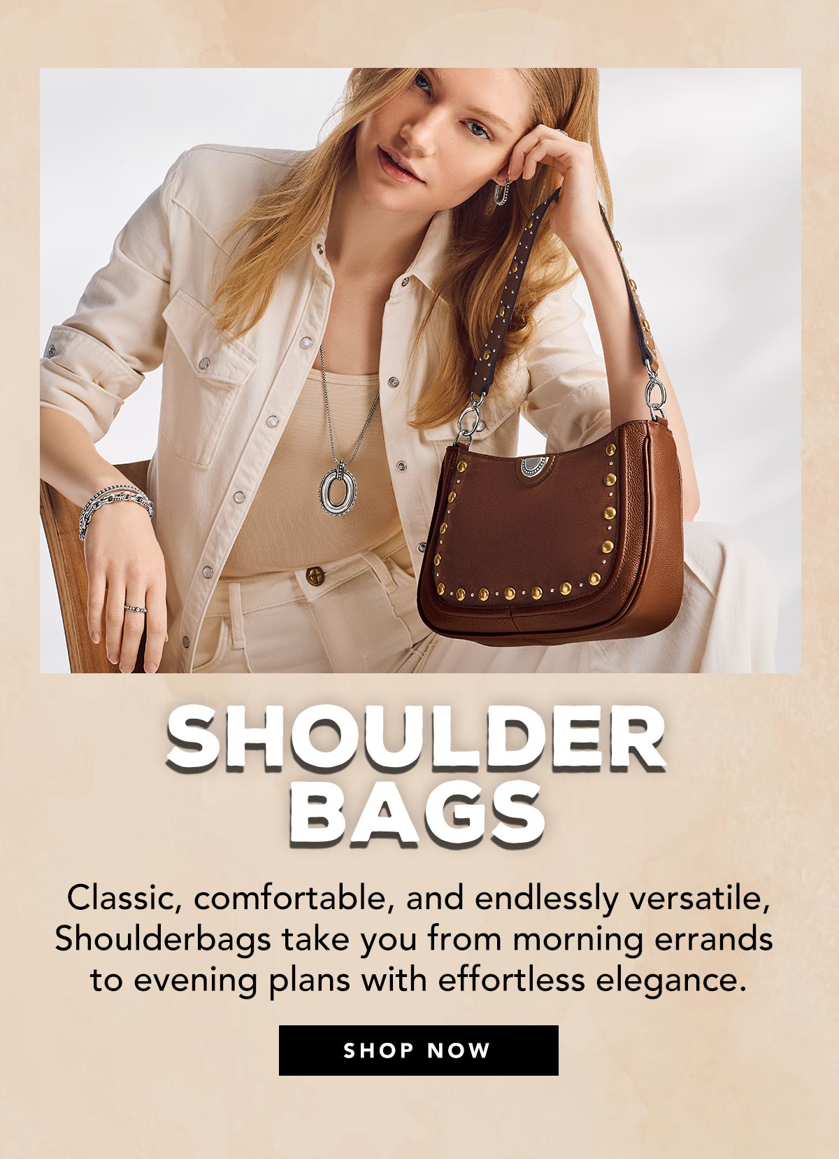 Shoulder Bags - Classic, comfortable, and endlessly versatile, Shoulderbags take you from morning errands to evening plans with effortless elegance. - Shop Now