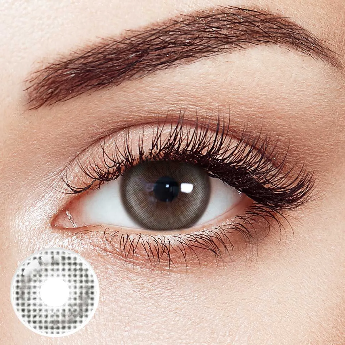 Haze Gray 6 Months Contact Lenses | 2 Pcs