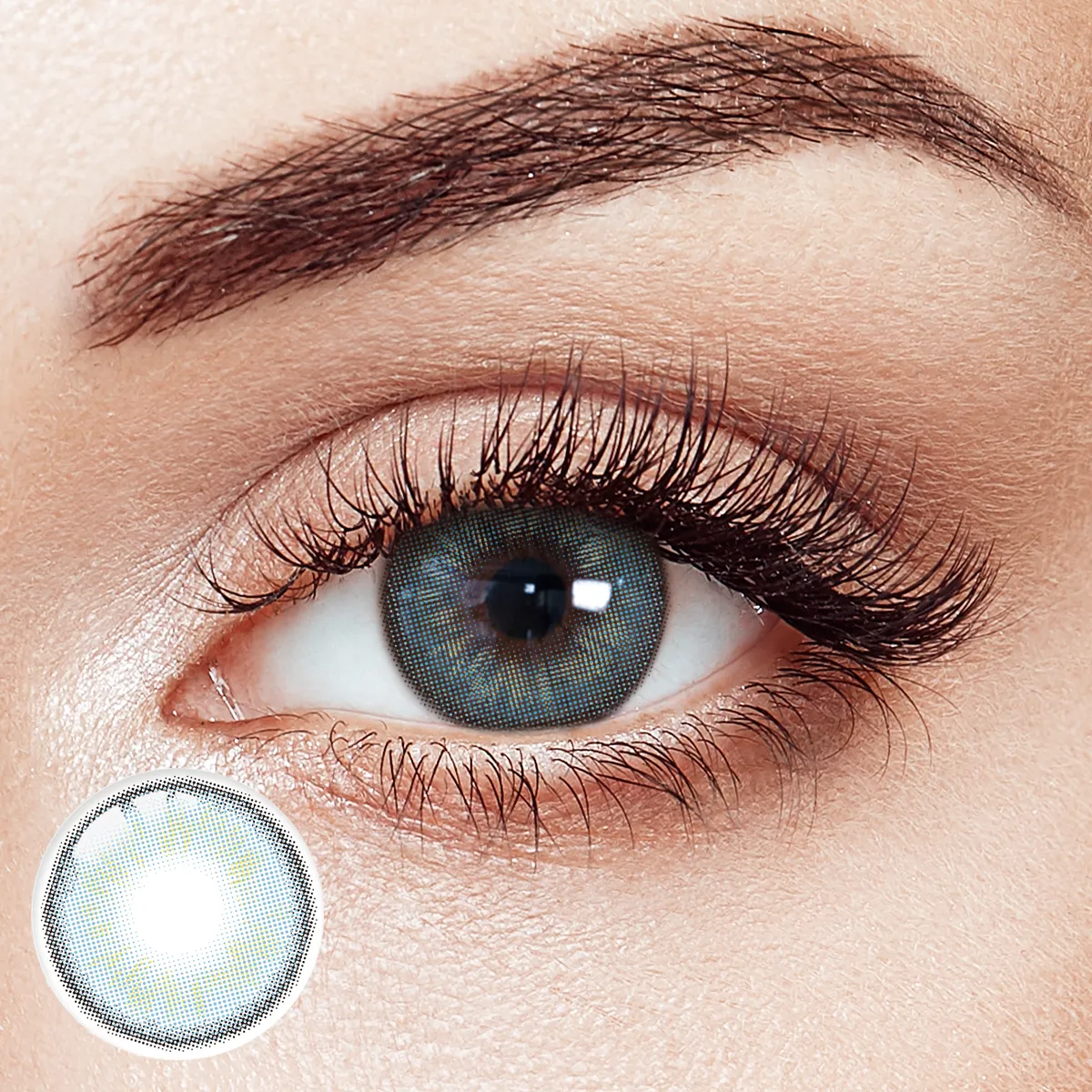 Moss Veil Blue 6 Months Contact Lenses | 2 Pcs