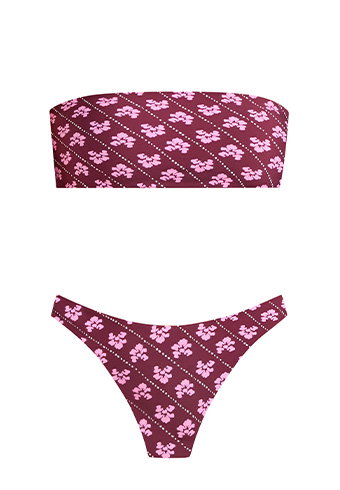 Batik Bloom Bandeaux Top