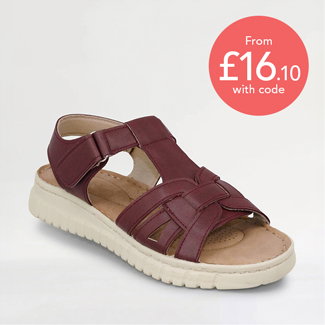 Dr Keller Touch Fasten E Fit Sandal - LJ983