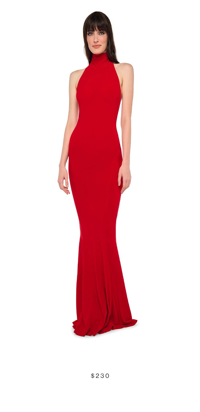 HALTER TURTLE FISHTAIL GOWN
