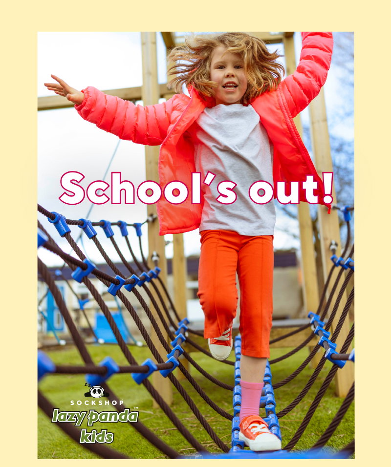 School's out, fun is in! Colourful, cool bamboo socks for adventure kids!