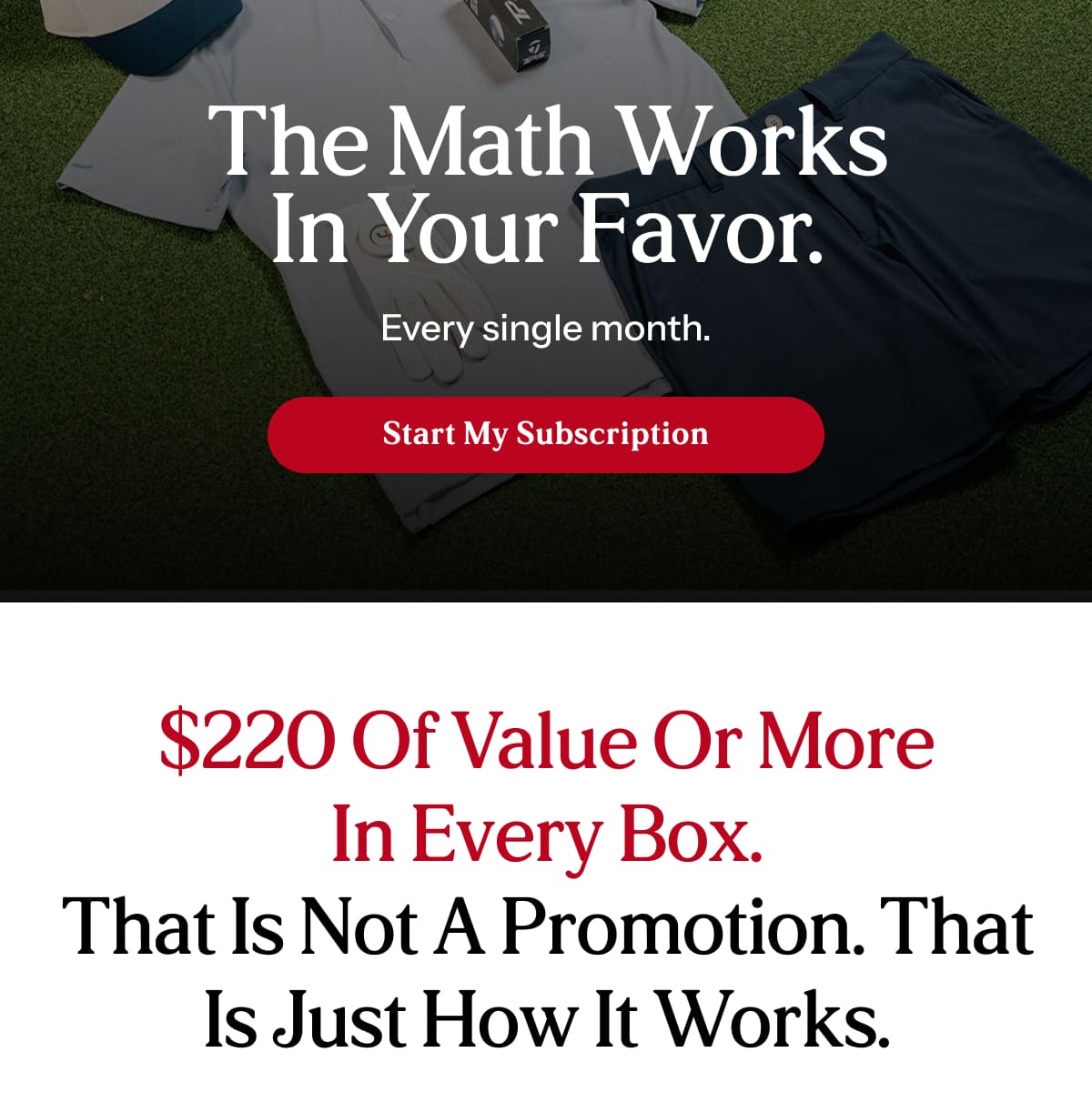 The math works in your favor.