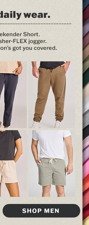 Our bottom's collection has got you covered. Shop men.