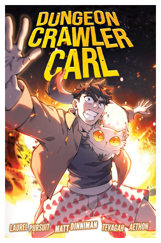 Book cover for dungeon crawler carl vol 1 graphic novel matt dinniman