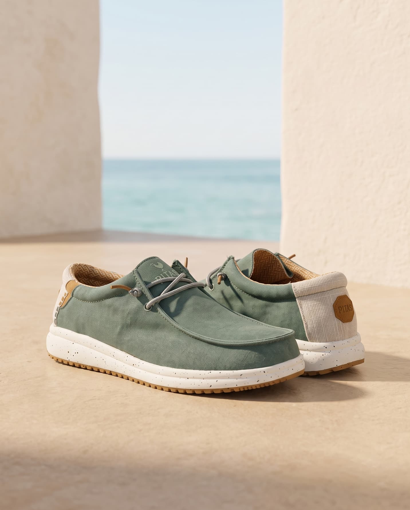 Mocasines deportivos con cordones Pitas Nias