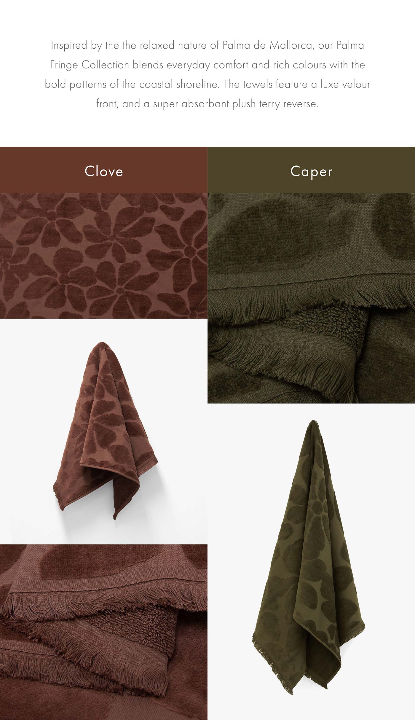Meet New Palma Fringe Bath Towel Collection