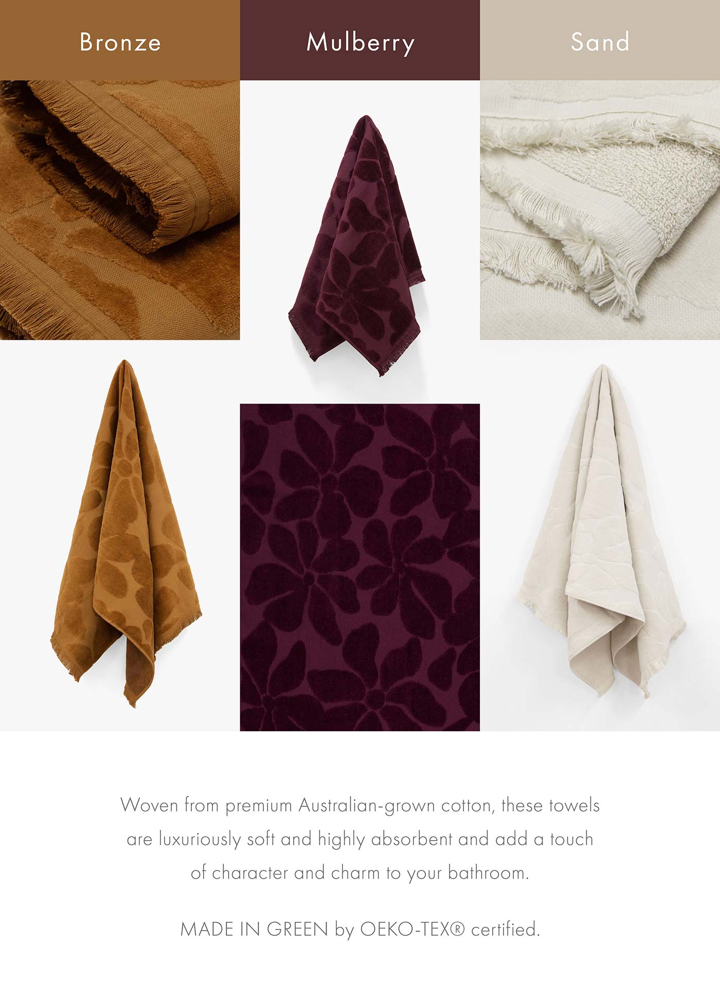 Meet New Palma Fringe Bath Towel Collection