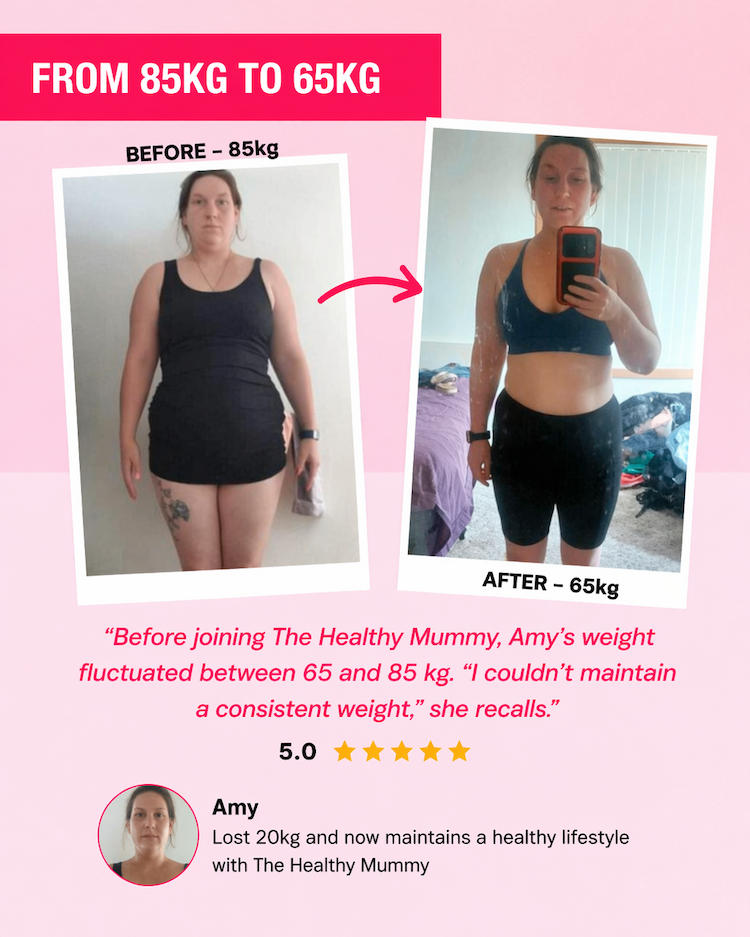 Healthy Mummy 85kg to 65kg