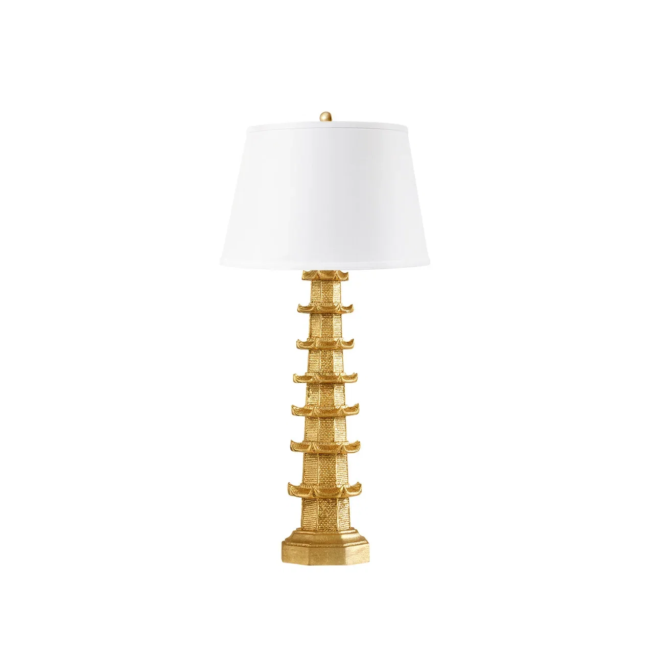 Image of Brighton Table Lamp,, Gold Leaf