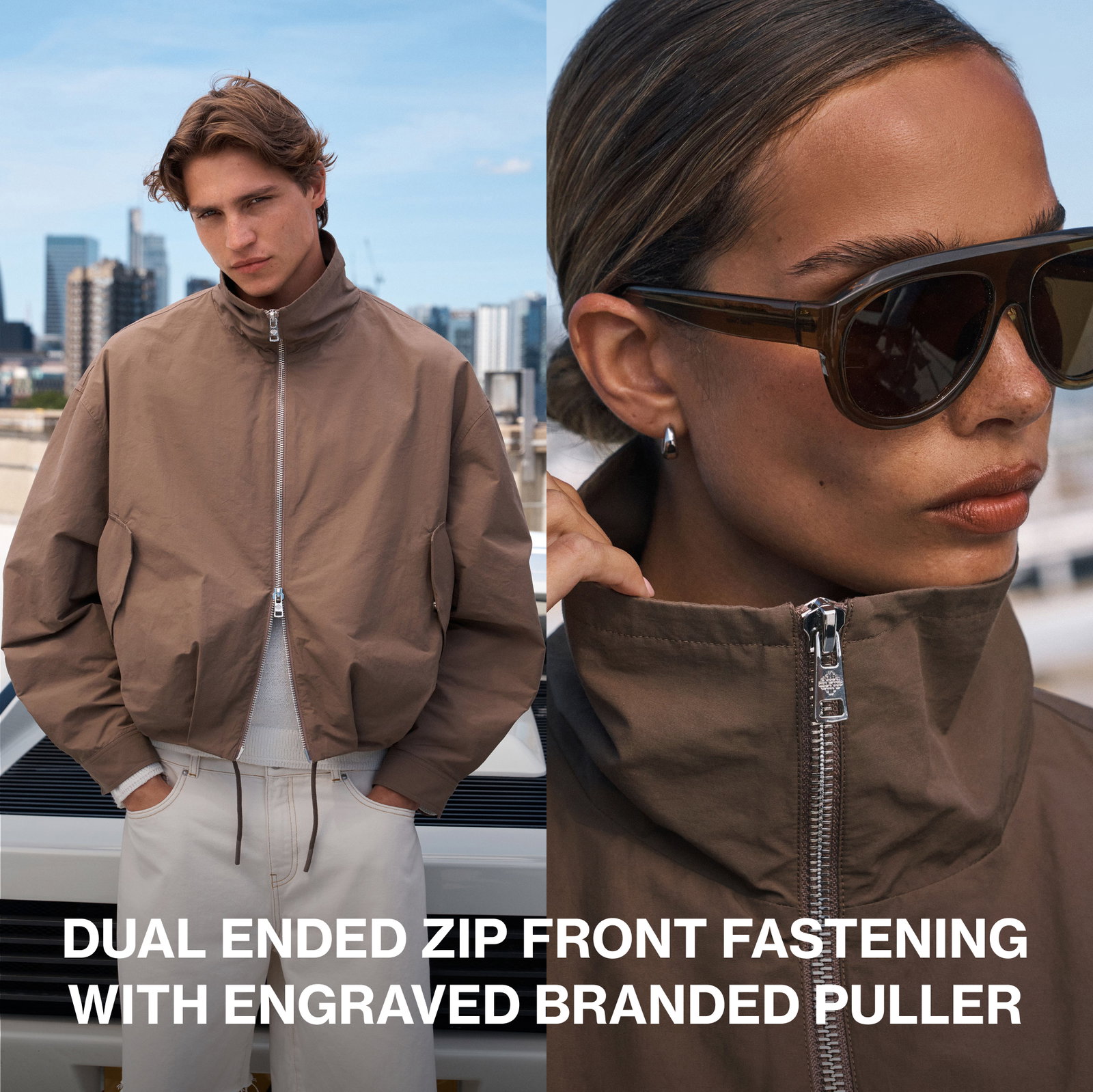 TECHNICAL FUNNEL NECK JACKET