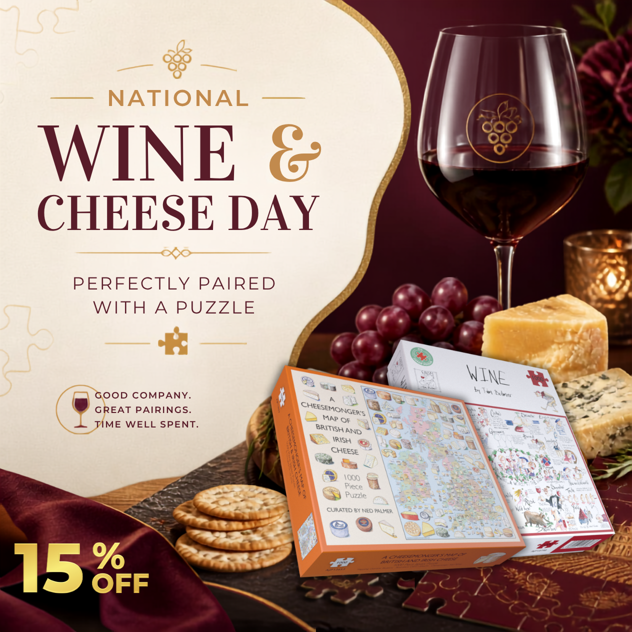 Cheese Lover's Day - Perfectly aged fun!