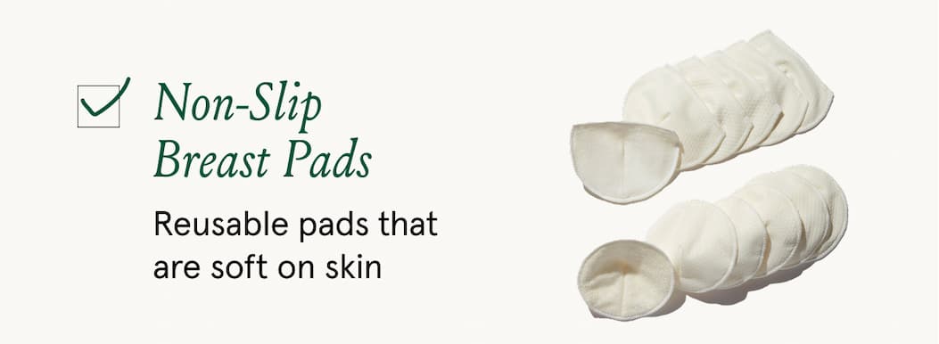 Non-Slip Breast Pads. Reusable pads that are soft on skin.