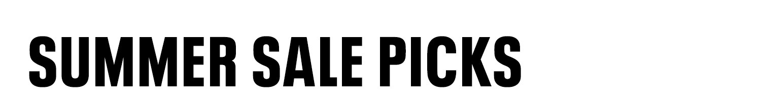 Text reads: "SUMMER SALE PICKS"