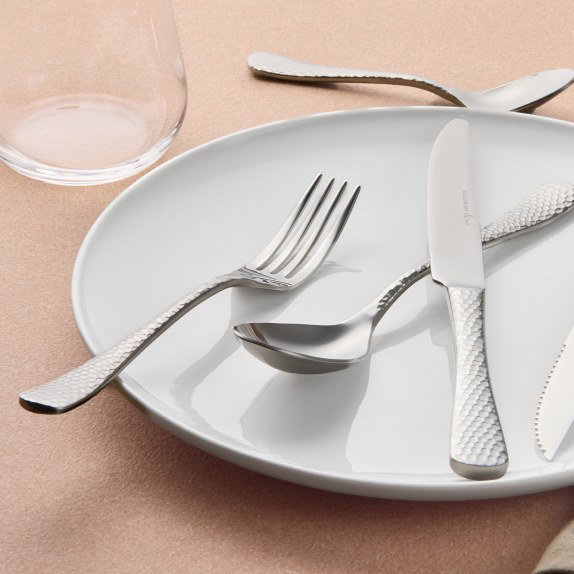 Salisbury & Co Signature Cutlery Set 40pc Hammered