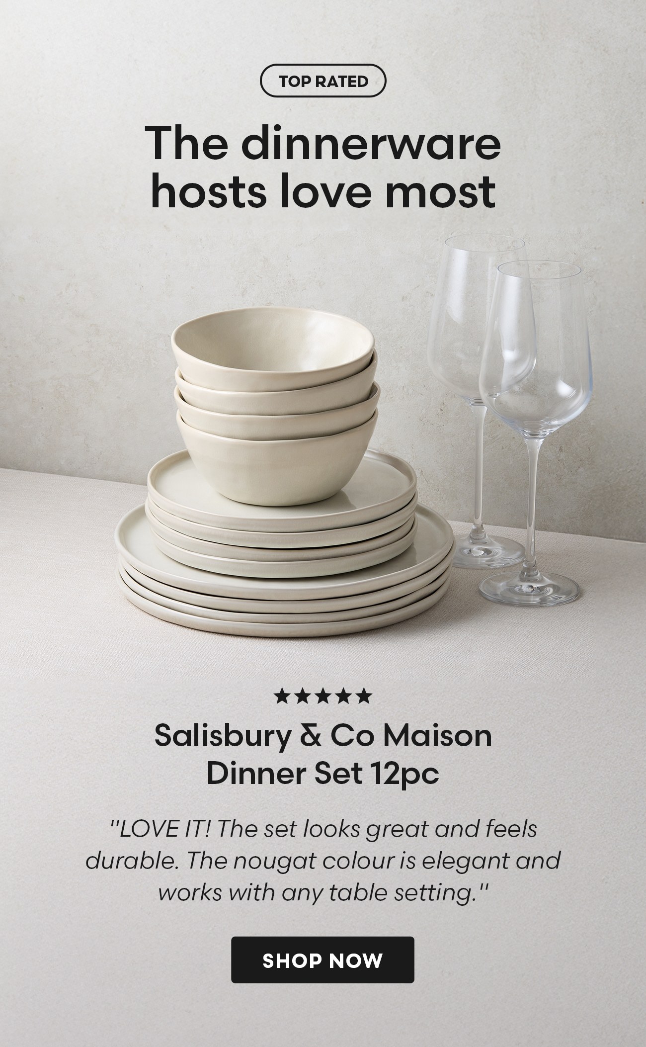 Salisbury & Co Maison Dinner Set 12pc