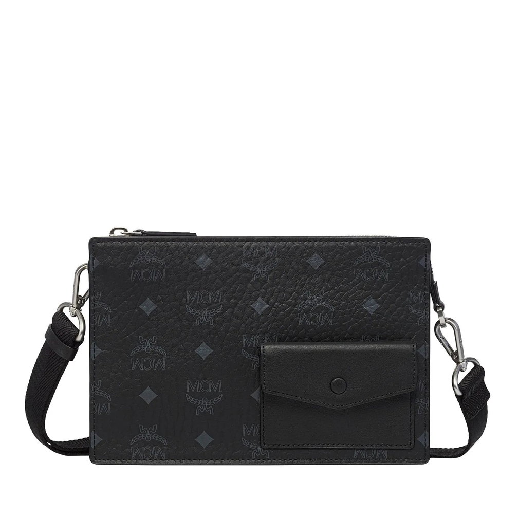 MCM Aren Vi Crossbody Sml Bk Black