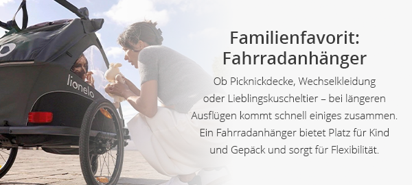 Familienfavorit: Fahrradanhänger
