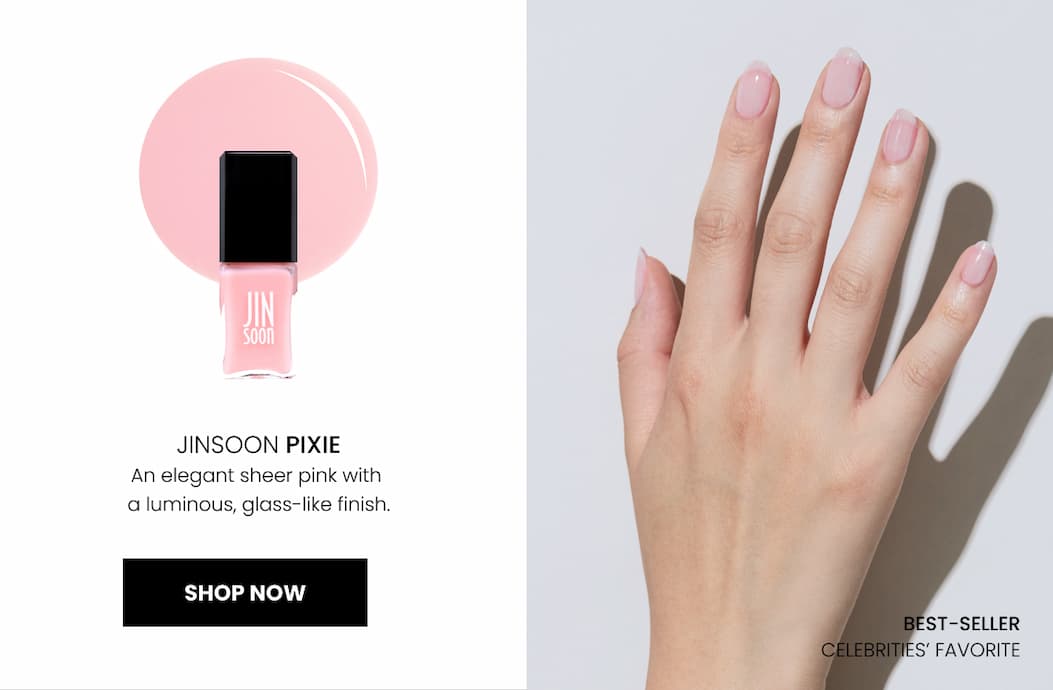 Pixie sheer pink polish
