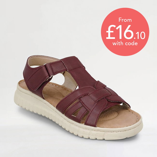 Dr Keller Touch Fasten E Fit Sandal - LJ983
