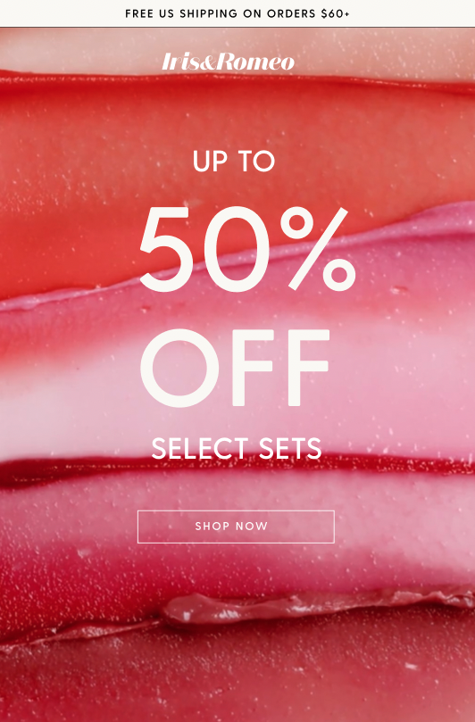Up to 50% Off Sets