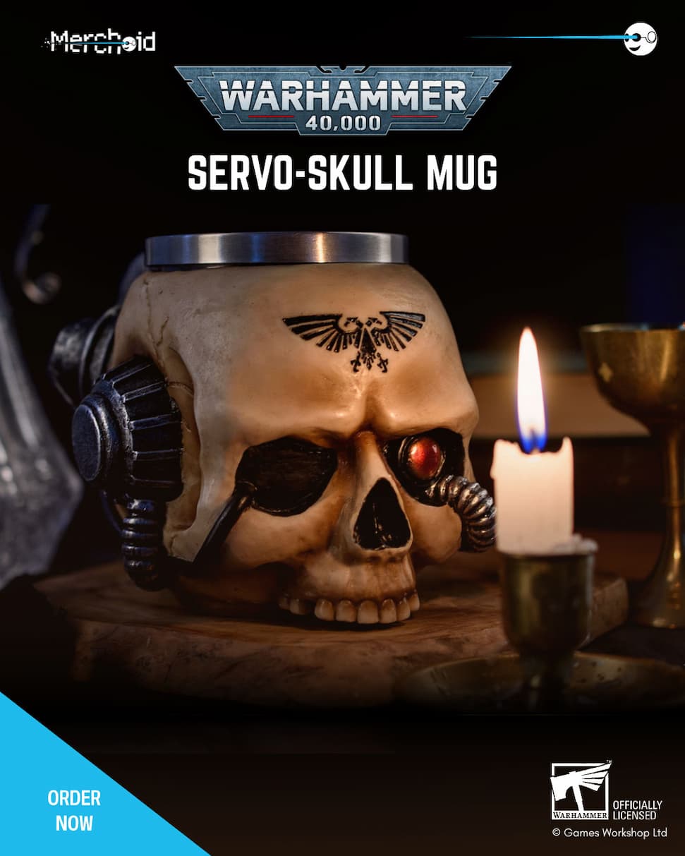 Warhammer 40,000 Servo Skull Mug