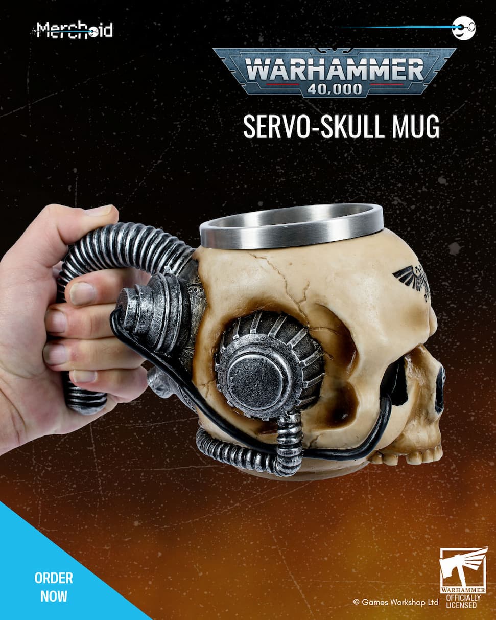 Warhammer 40,000 Servo Skull Mug