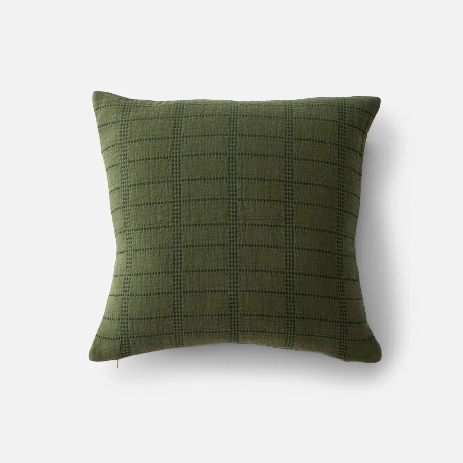 Image of Grid Stitch Pillow Cover