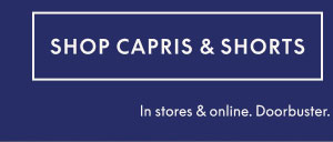 Capris & Shorts 60% Off