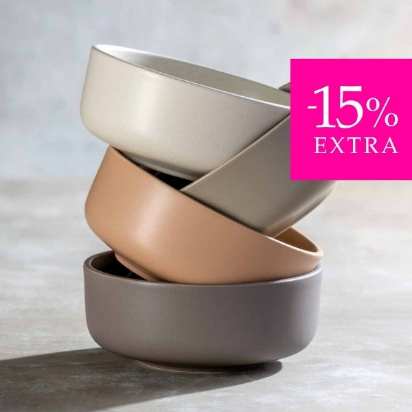 Geschirr mit 50 % Extra-Rabatt