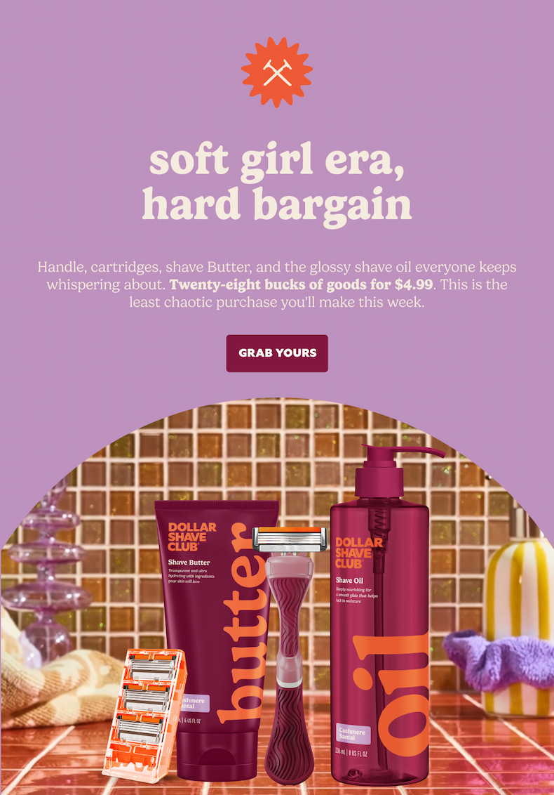 SOFT SKIN. SOFTER PRICE.