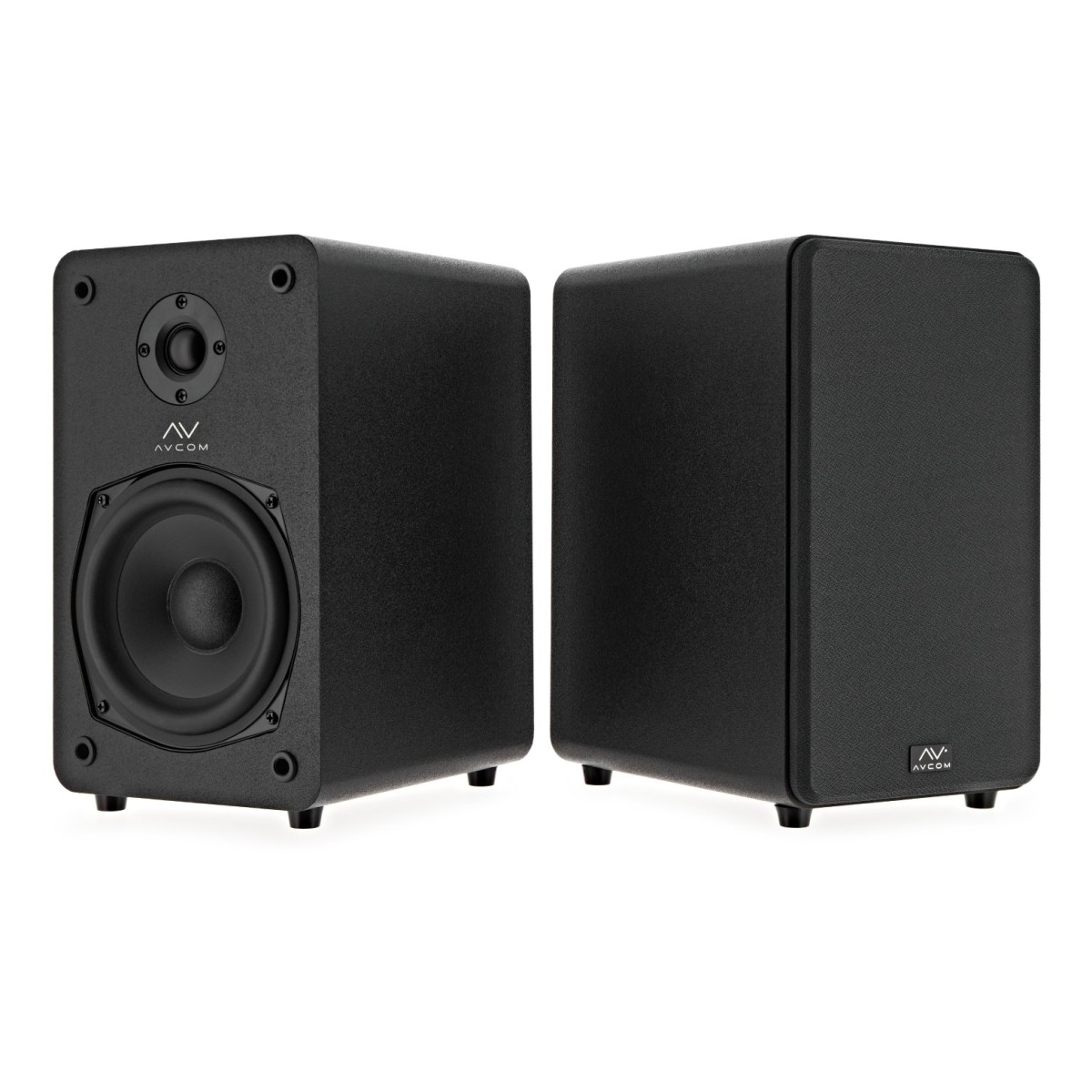 AVCOM Active Bookshelf Speaker Pair, Black
