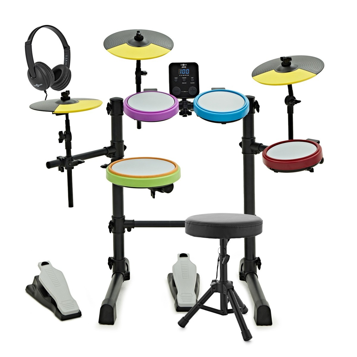 Batterie Électronique Junior + Accessoires par Gear4music