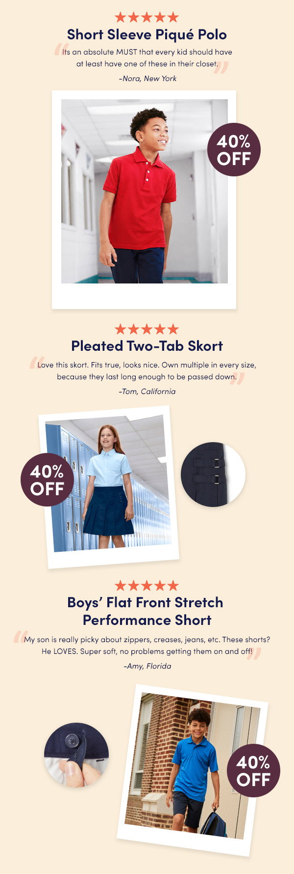 up to 40% off