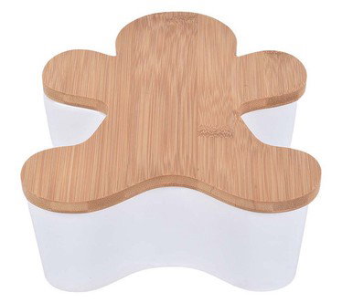 Temp-tations Seasonal 1-qt Figural Serving Bowl with Wood Lid