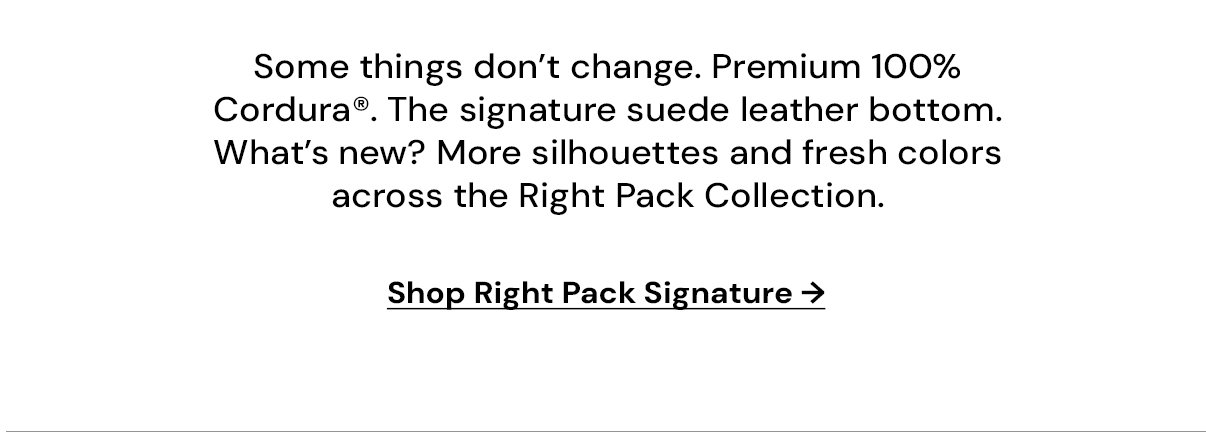 Right Pack Signature