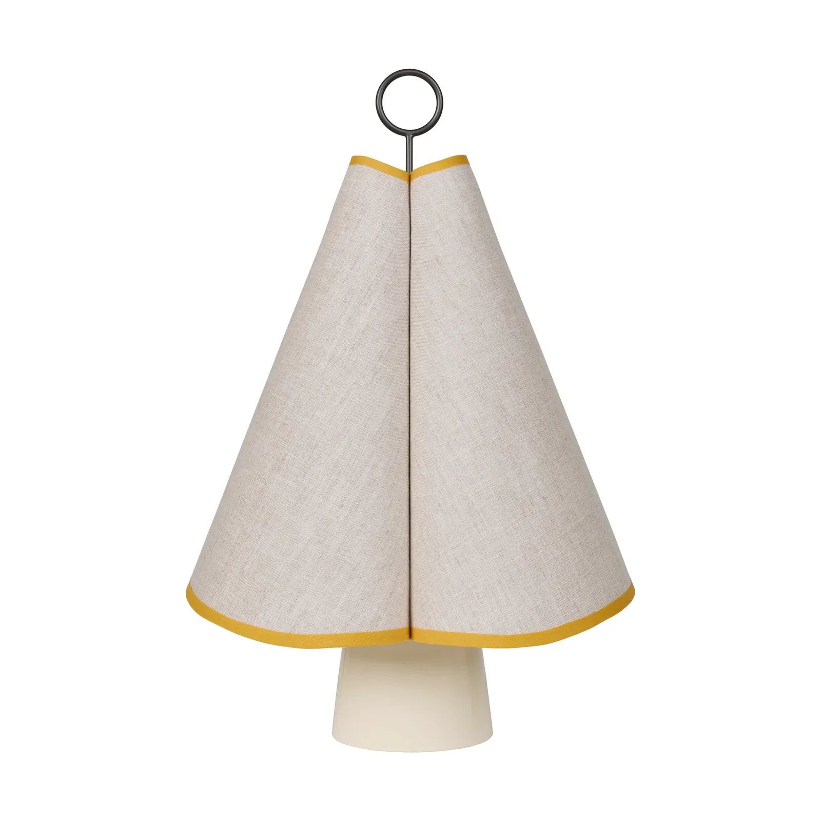 Lámpara de mesa portátil Hornbæk Poppy yellow
