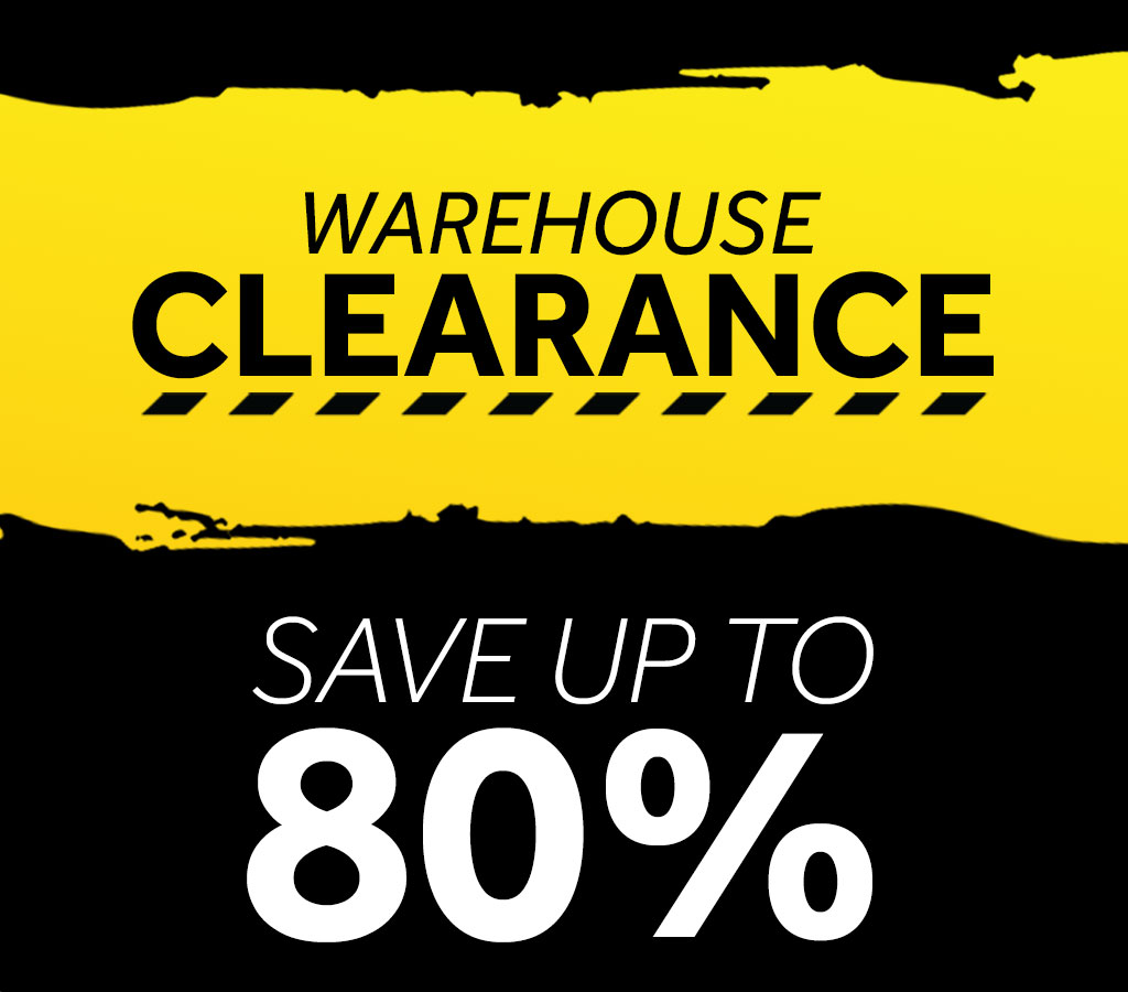 Warehouse Clearance - save up to 51%